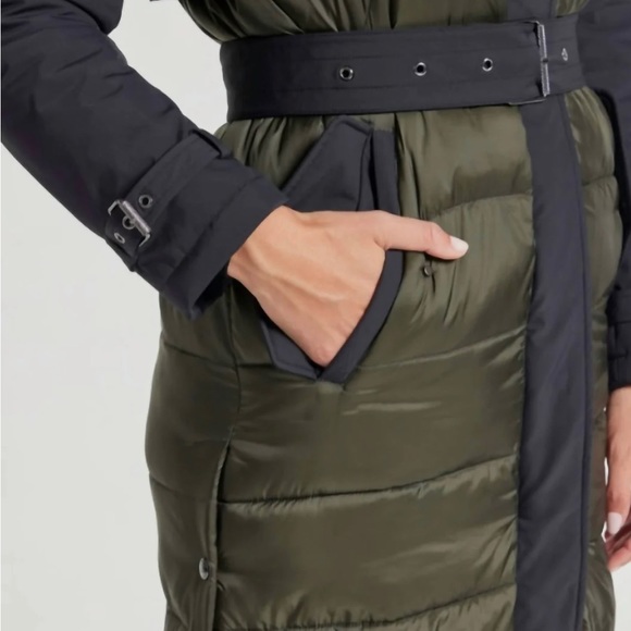 ANATOMIE Megeve Puffer Jackert In Army Green/Black - Picture 5 of 5